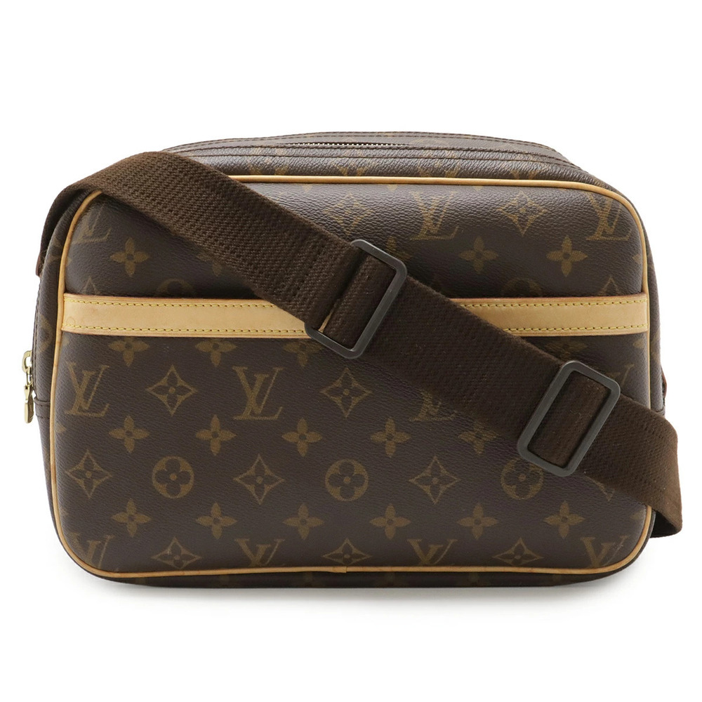 LOUIS VUITTON Monogram Reporter Shoulder Bag Crossbody